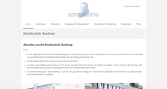 Desktop Screenshot of hamburgermozarteum.de