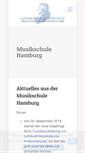 Mobile Screenshot of hamburgermozarteum.de